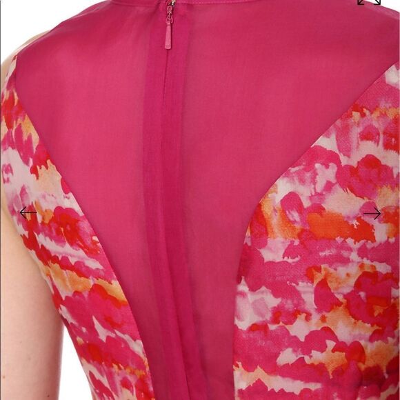 Whistles WATERCOLOUR ORGANZA DRESS size 2 - Picture 5 of 11